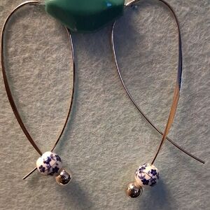 FLORAL THREADER EARRINGS